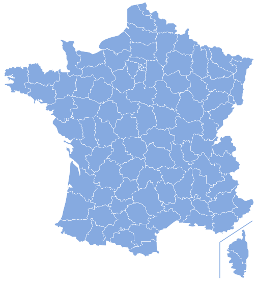 Carte de France des webcams par D�partements 